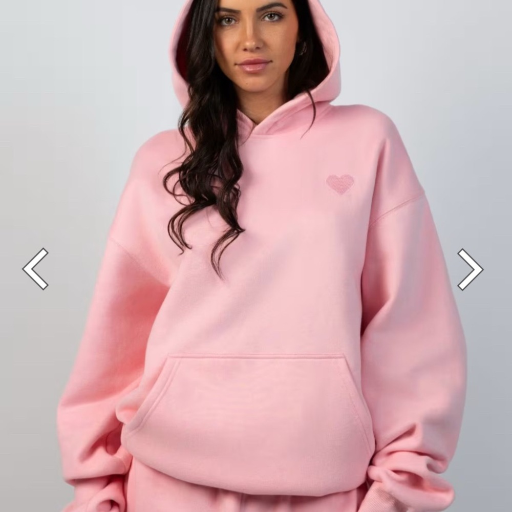 Pink Heart Hoodie